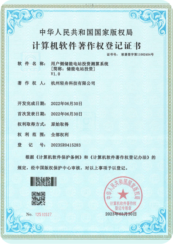 体系认证证书